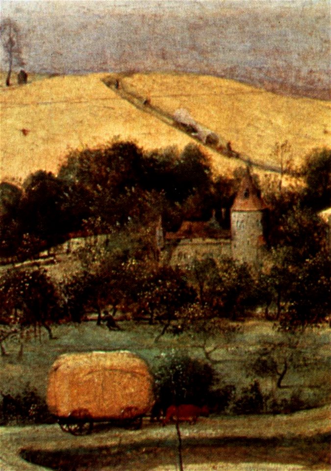 Pieter Bruegel the Elder - The Corn Harvest (detail) - WGA3453