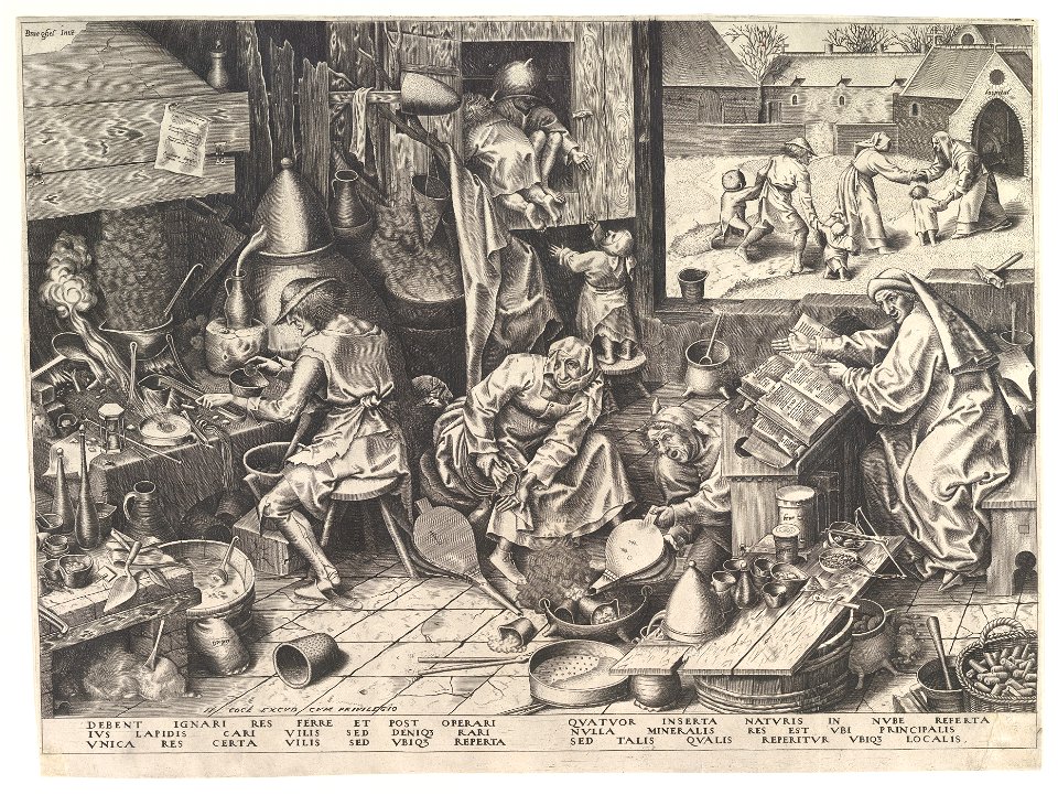 Pieter Brueghel the Elder-The Alchemist