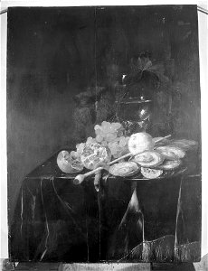 Pieter de Ring - Still Life with Fruit and Oysters - 1934.119 - Fogg Museum. Free illustration for personal and commercial use.