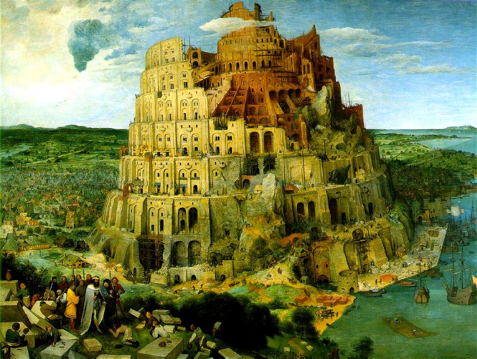 Pieter Bruegel Toren van babel groot