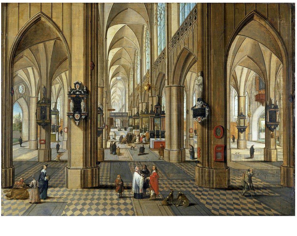 Pieter Neefs - Interior of Antwerp Cathedral