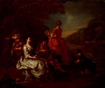 Pieter Jan van Reysschoot - A Jacobite Group in St James Park