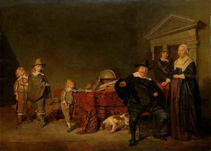 Pieter Codde - Familiegroep - 1458 - Amsterdam Museum
