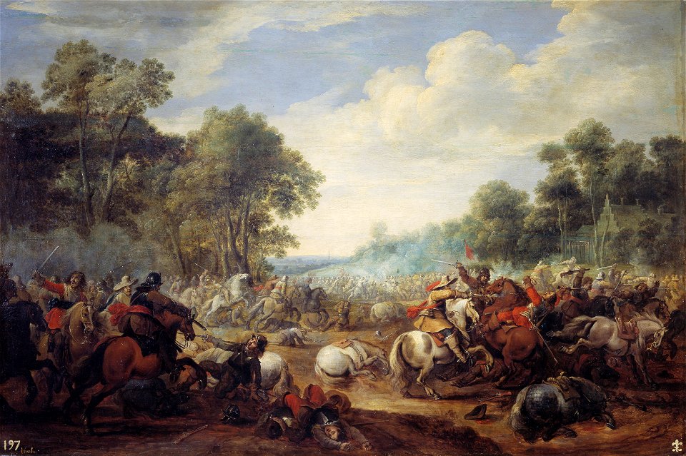 Pieter Meulener – Cavalry battle (Prado)