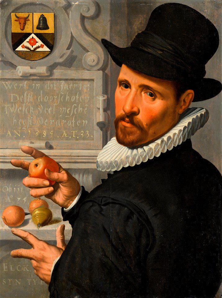 Pieter Pietersz - Portrait of Cornelis Cornelisz Schellinger (1551-1635) - 4 - Mauritshuis