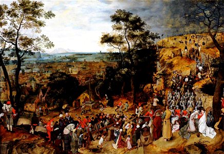 Pieter Brueghel the younger (1564-1565-1637-1638) - The Procession to Calvary - 959460 - National Trust
