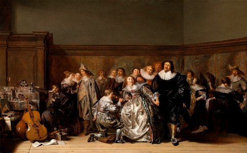Pieter Codde - An Elegant Company - 1933.1069 - Art Institute of Chicago