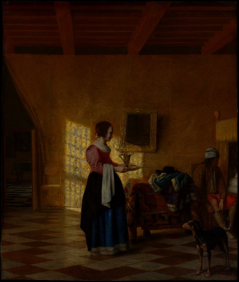 Pieter de Hooch - The Maidservant ca.1667-1670 - 32.100.15