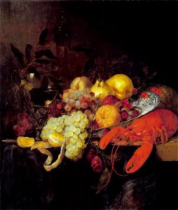 Pieter de Ring - Stilleven met vruchten en een kreeft - SG 999 - Städel Museum