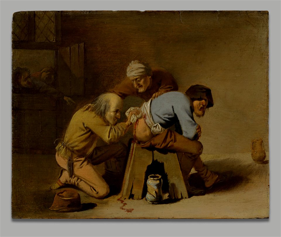 Pieter Jansz. Quast - A Quack at Work in a Barn - ILE1991.2.1 - Yale University Art Gallery