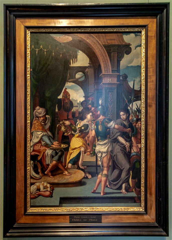 Pieter Coecke van Aelst-Handwaschung des Pilatus-4676