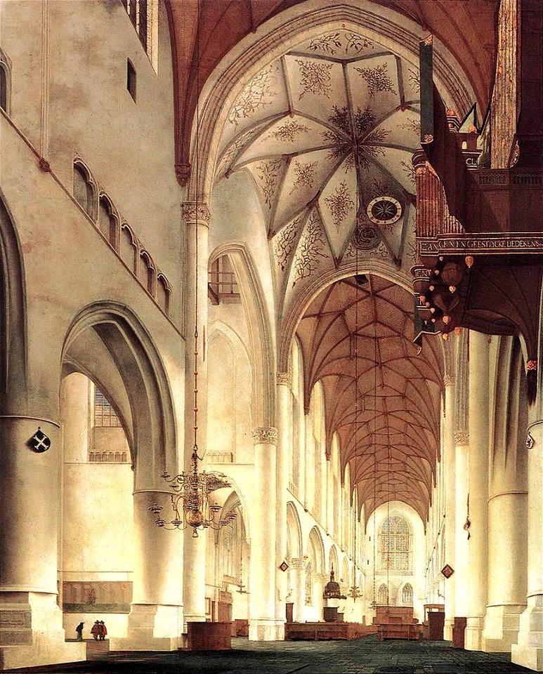 Pieter Janszoon Saenredam Interior of the Church of St Bavo in Haarlem