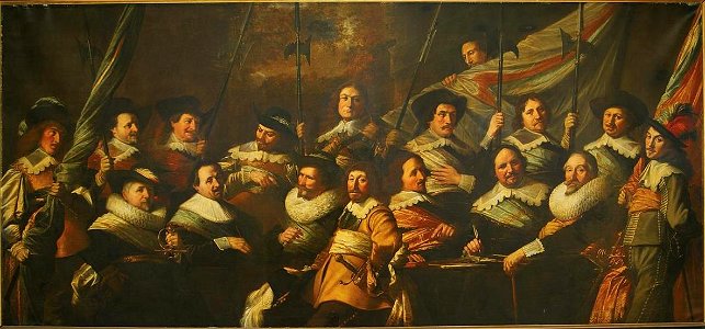 Pieter Claesz. Soutman - Maaltijd van het korporalschap van de St. Jorisdoelen 1644