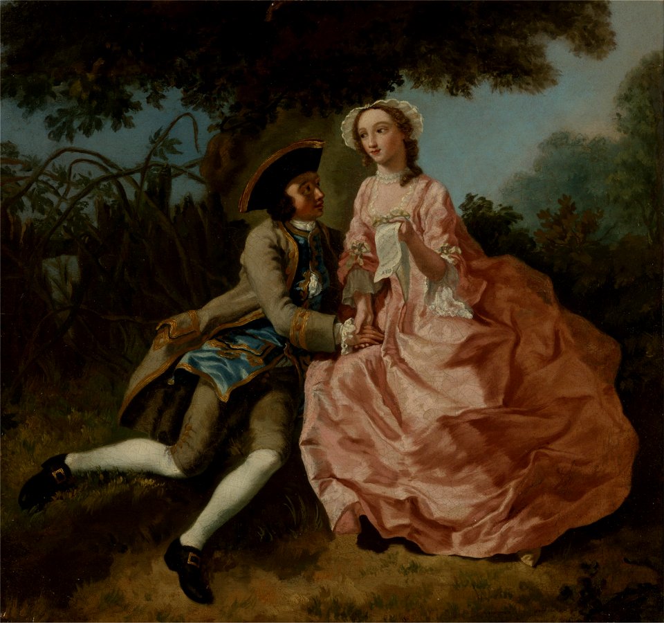 Pieter Jan van Reysschoot - Lovers in a landscape - Google Art Project
