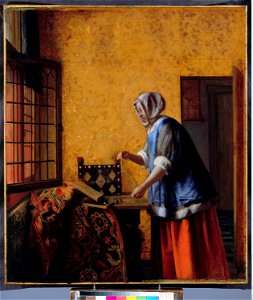 Pieter de Hooch - Die Goldwägerin - 001
