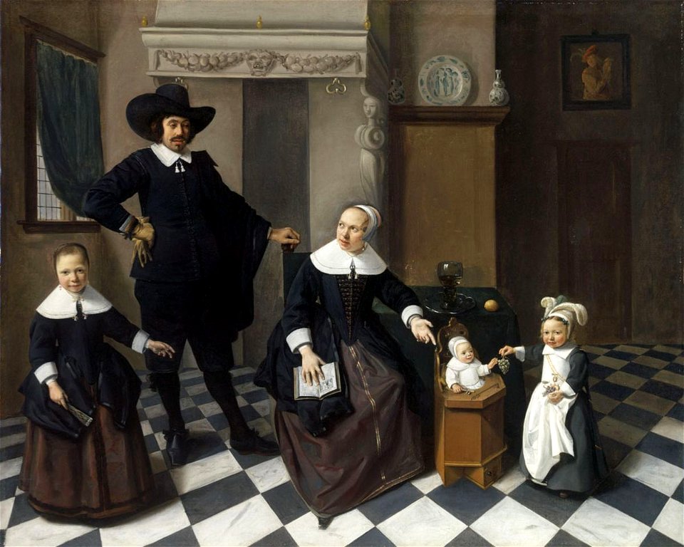 Pieter de Hooch - Portrait of a Family 8063