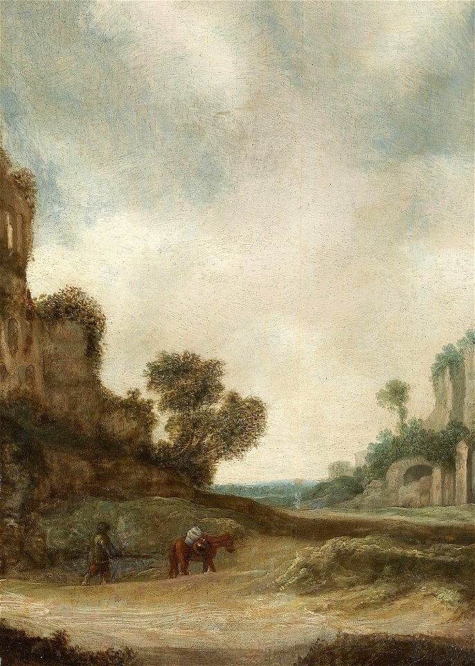 Pieter de Moiljn (attr) Landschaft