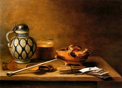 Pieter Claesz. - Still-Life - WGA4966. Free illustration for personal and commercial use.