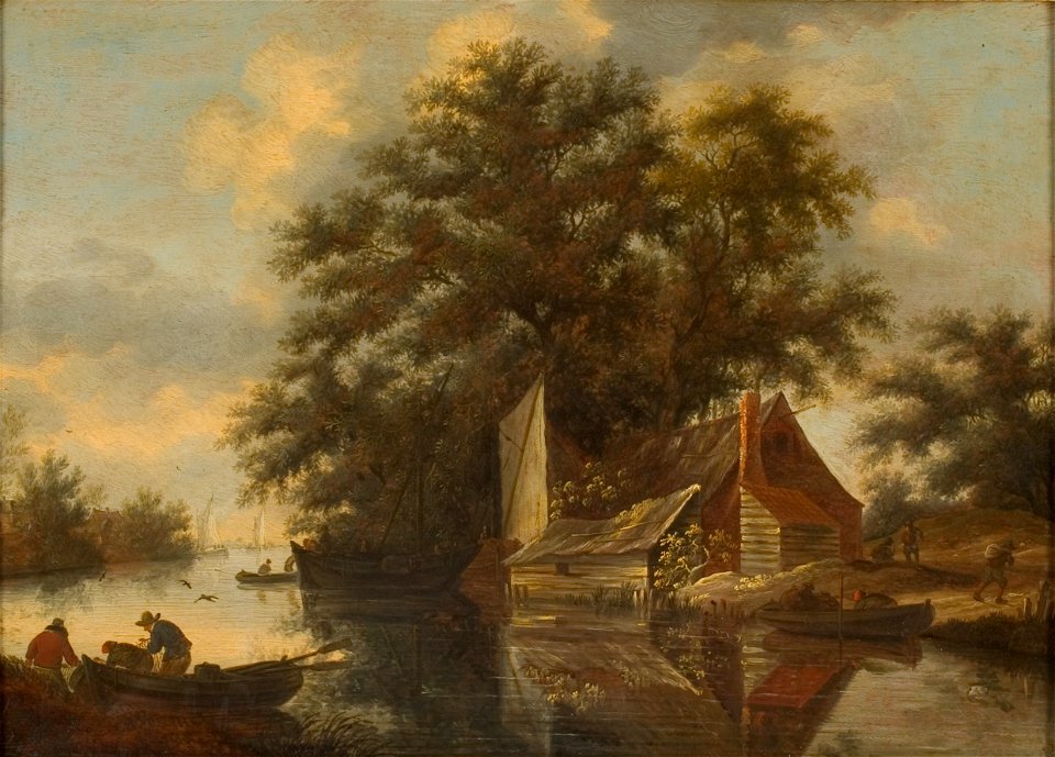 Pieter Coopse - Rivierlandschap - 0096 - Rijksmuseum Twenthe