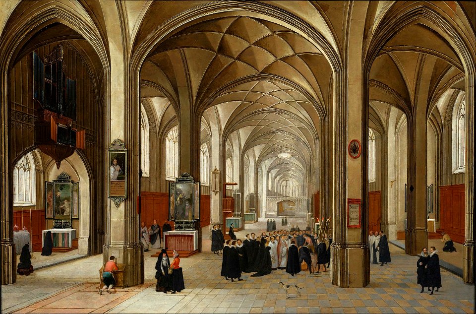 Pieter Neefs the Elder - Interior of a Gothic Church