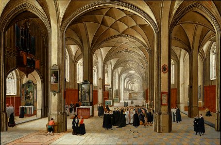 Pieter Neefs the Elder - Interior of a Gothic Church