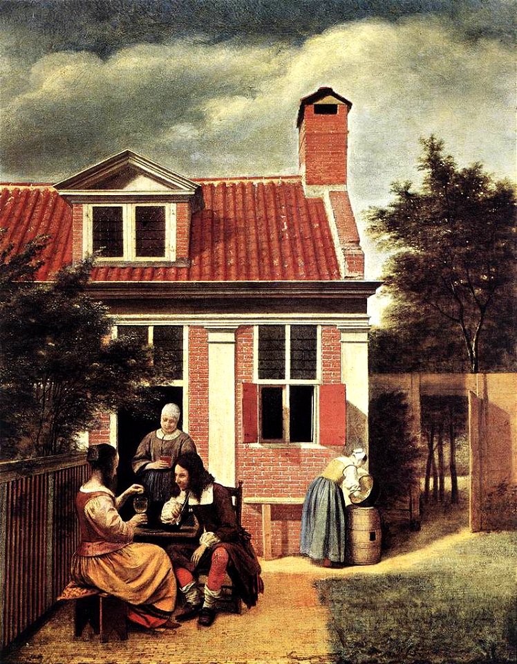 Pieter de Hooch - Village House - WGA11708