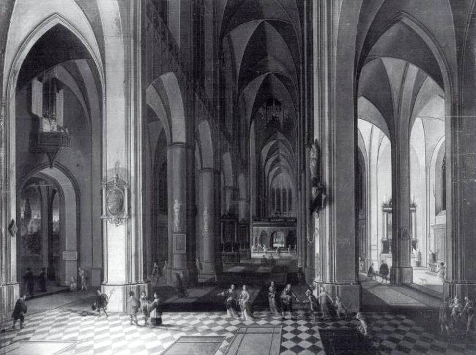 Pieter Neefs (II) en Bonaventura Peeters (I) - Interieur van een Gotische kerk - 503 - Städel Museum