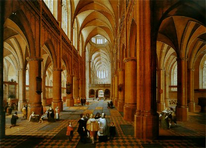 Pieter Neefs I - Intérieur d'église
