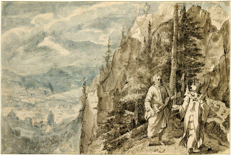 Pieter Stevens II - The Temptation of Christ