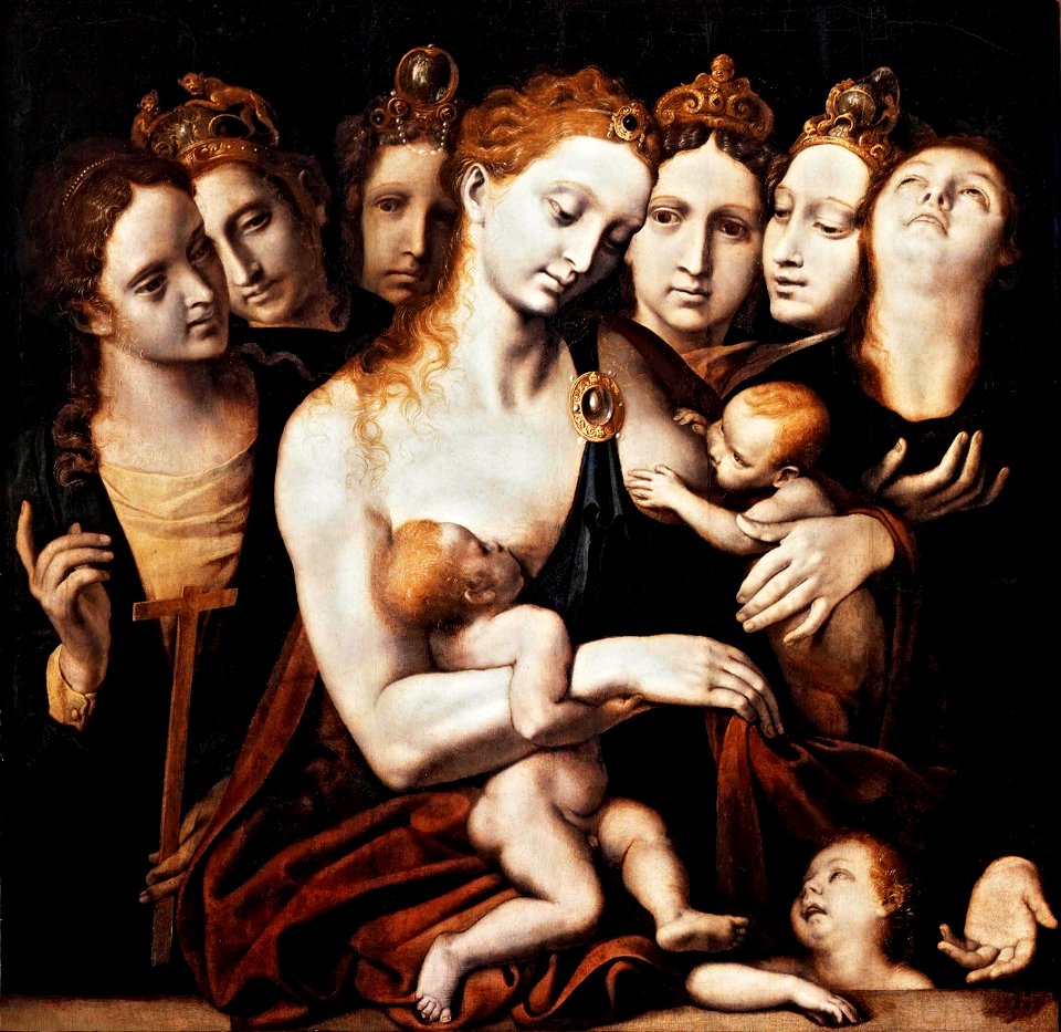 Pieter de Kempener - As sete virtudes, c. 1550