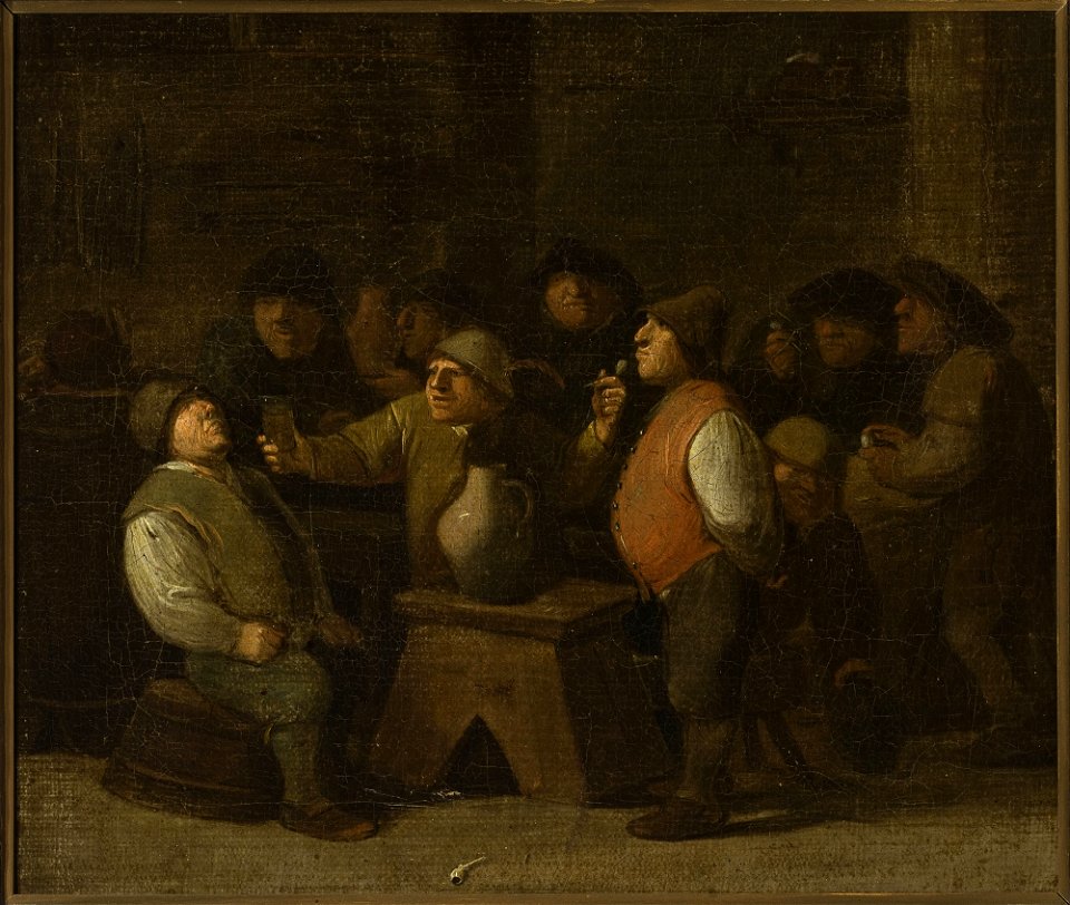 Pieter Jansz. Quast - Merry-making in a tavern - M.Ob.2728 MNW - National Museum in Warsaw