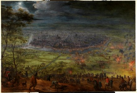 Pieter Snayers - Nocturnal attack on Lille