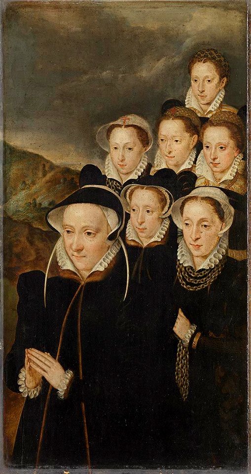 Pieter Jansz. Pourbus - Jacqueline de Chantraines mit ihren Töchtern - WAF 1160 - Bavarian State Painting Collections