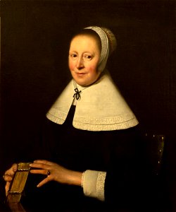 Pieter Nason (1612-1688-91) - Portret van een vrouw (1655) - Lisboa Museu Nacional de Arte Antiga 19-10-2010 16-12-57