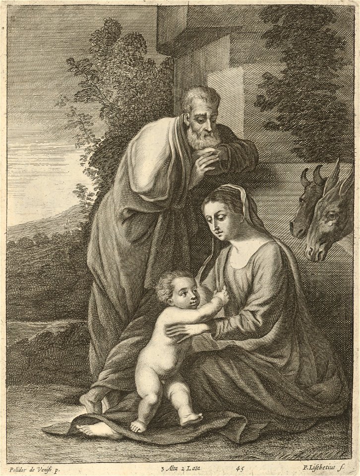 Pieter van Lisebetten - The Holy Family SVK-SNG.G 11965-46