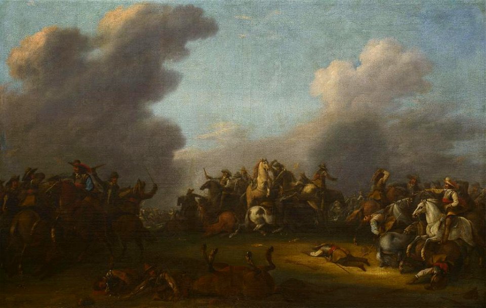 Pieter Meulener - Battle Scene - 1887-1-43 - Auckland Art Gallery