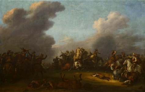 Pieter Meulener - Battle Scene - 1887-1-43 - Auckland Art Gallery