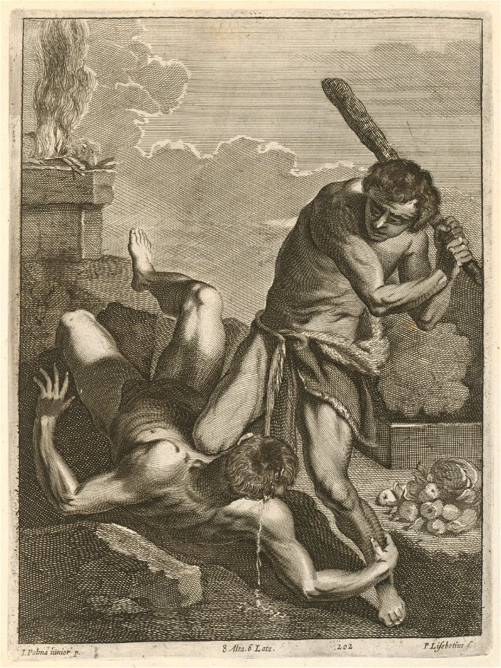 Pieter van Lisebetten after Palma il Giovane - Cain and Abel SVK-SNG.G 11965-203