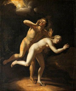 Pieter van der Werff (1665-1722) (attributed to) - The Expulsion of Adam and Eve (copy after Adriaen van der Werff) - 1151307 - National Trust