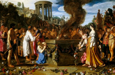 Pieter Lastman - De offerstrijd tussen Orestes en Pylades - Google Art Project