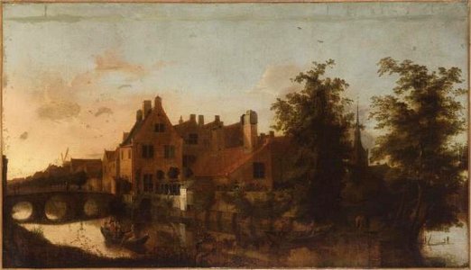 Pieter van Asch - Stad aan het water - Cat. 503 - Philadelphia Museum of Art
