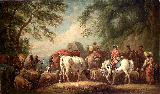 Pieter van Bloemen - A Transport of Cattle - NG.M.00033 - National Museum of Art, Architecture and Design