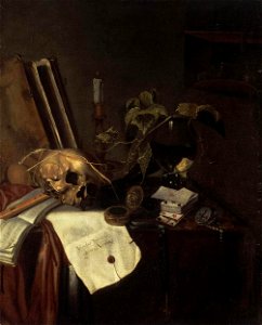 Pieter Steenwijck - Still-Life - WGA21769. Free illustration for personal and commercial use.