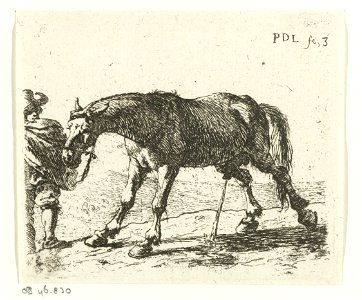 Pieter van Laer - Peeing horse