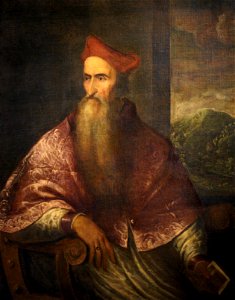 Pietro Bembo - Titian - Museo di Capodimonte (Naples). Free illustration for personal and commercial use.