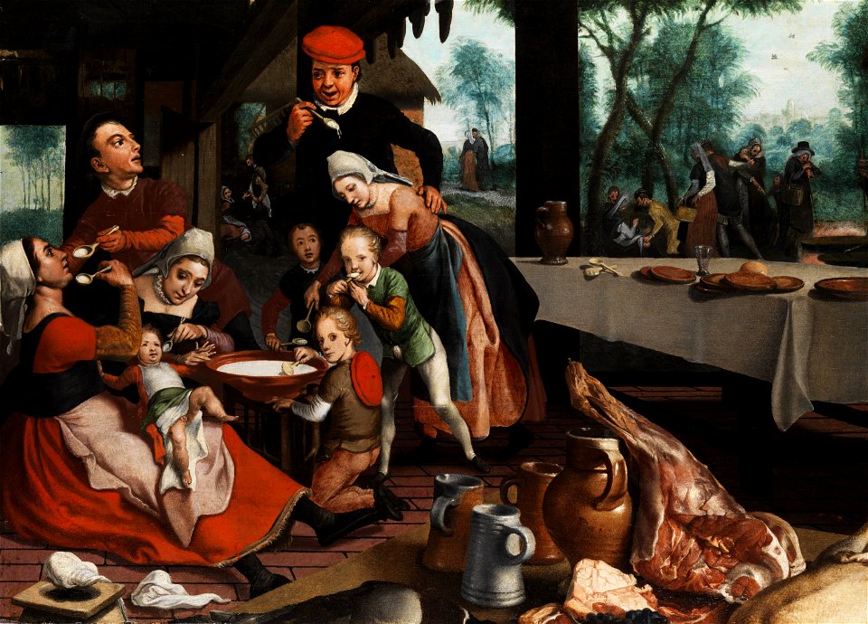 Pieter Pietersz I Familie beim Essen