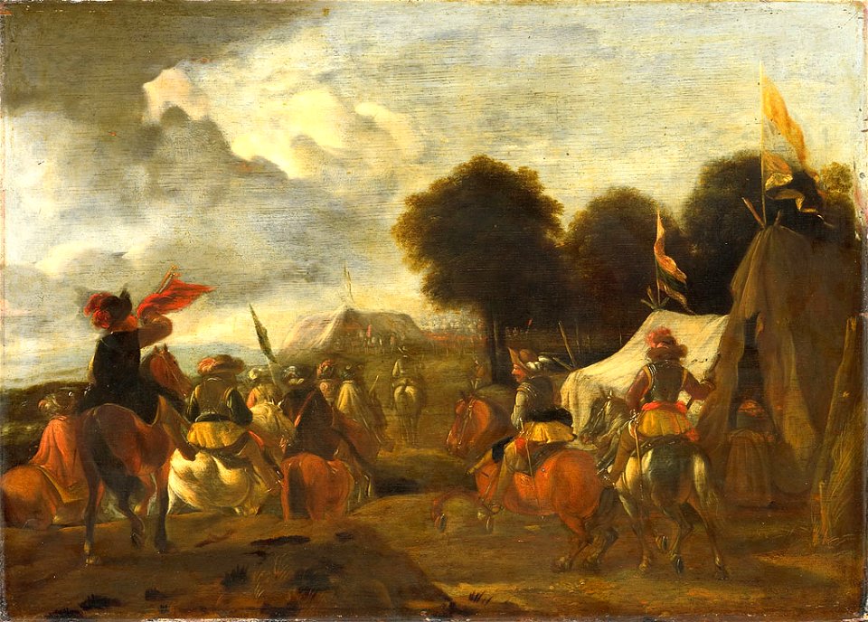 Pieter Wouwerman - Legerkamp - SA 7257 - Amsterdam Museum