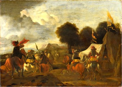 Pieter Wouwerman - Legerkamp - SA 7257 - Amsterdam Museum