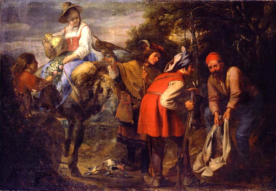 Pieter van der Plas I - Falcon hunt