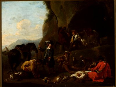 Pieter van Laer - Rest during the hunt - M.Ob.1024 MNW - National Museum in Warsaw